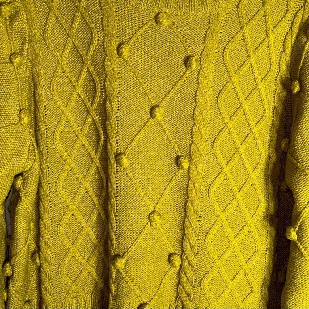 Listicle Cropped Pom Pom Sweater - Size S - Picture 6 of 7
